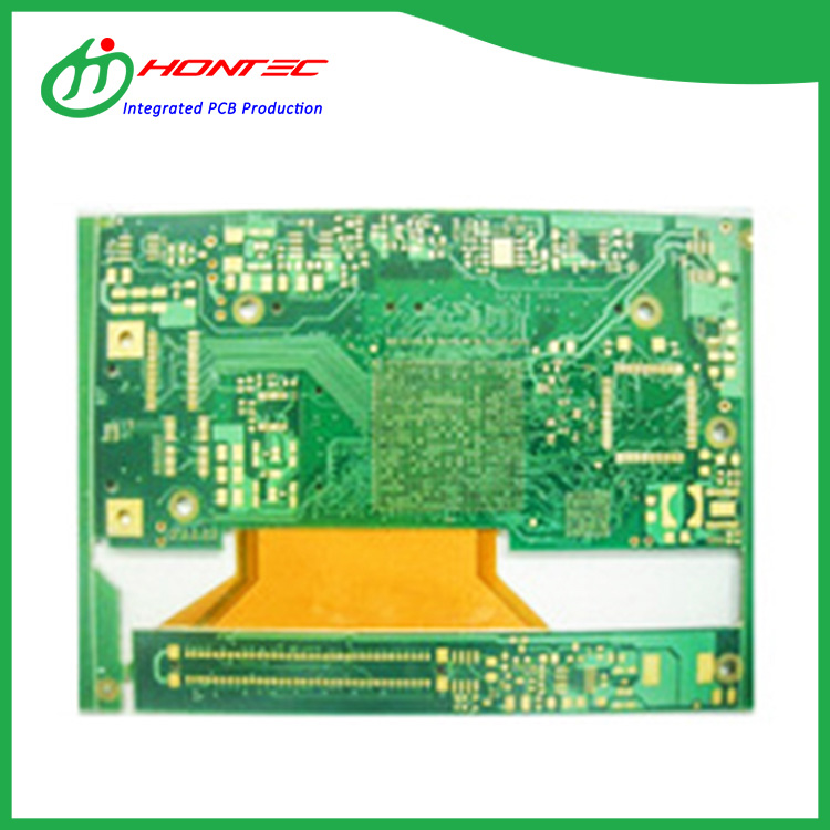 PCB flexible rígido FR406 de 6 capas