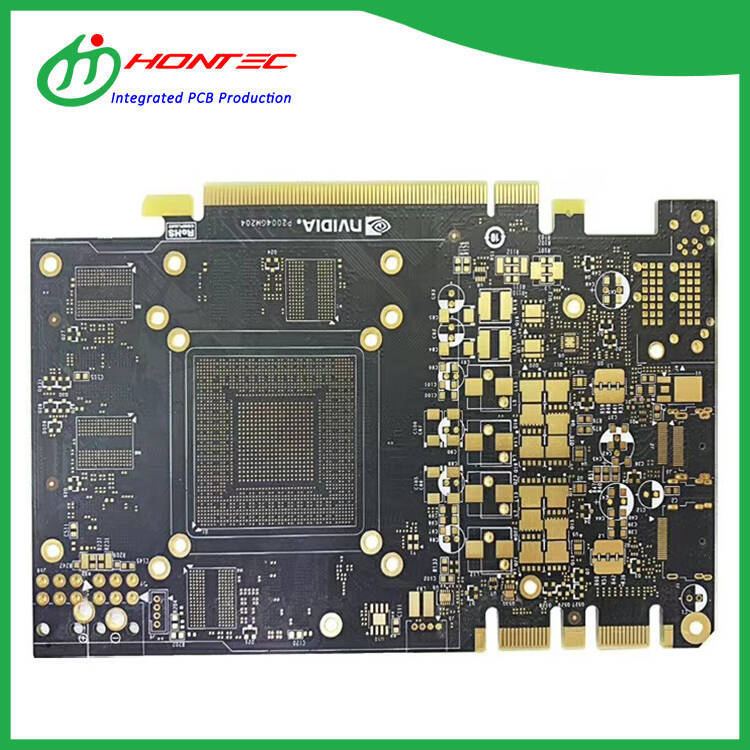 Paso PCB de dedo dorado